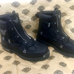 Harley Davidson Brake Light Riding Boots (Size: 10.5)